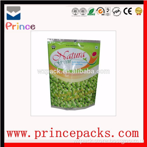 plastic frozen food packaging bag for health food
